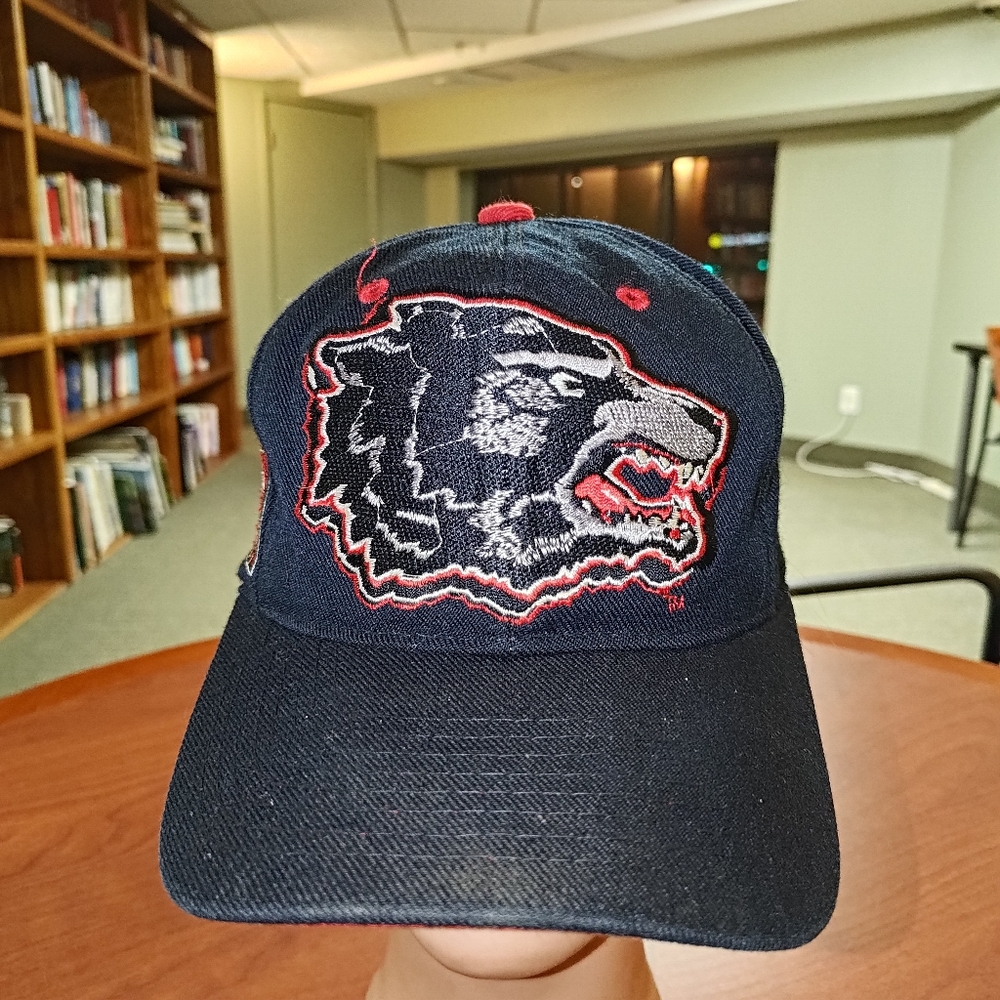 Zephyr Graf-x New Mexico Lobos Embroidered Logo Fitted Hat Cap 6 7/8